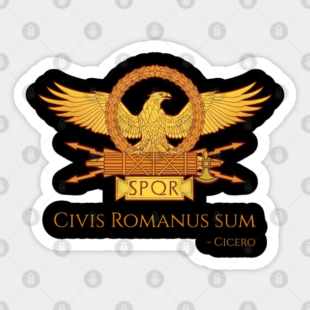 Civis Romanum Sum Sticker by Styr Designs